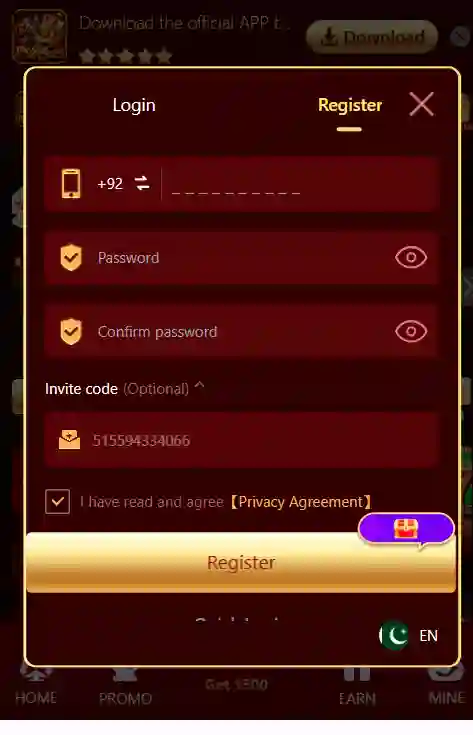 PK686 game login Image